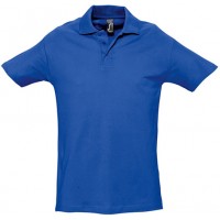 POLO PIQUÉ M/M 3 BOT SPRING AZUL REAL 